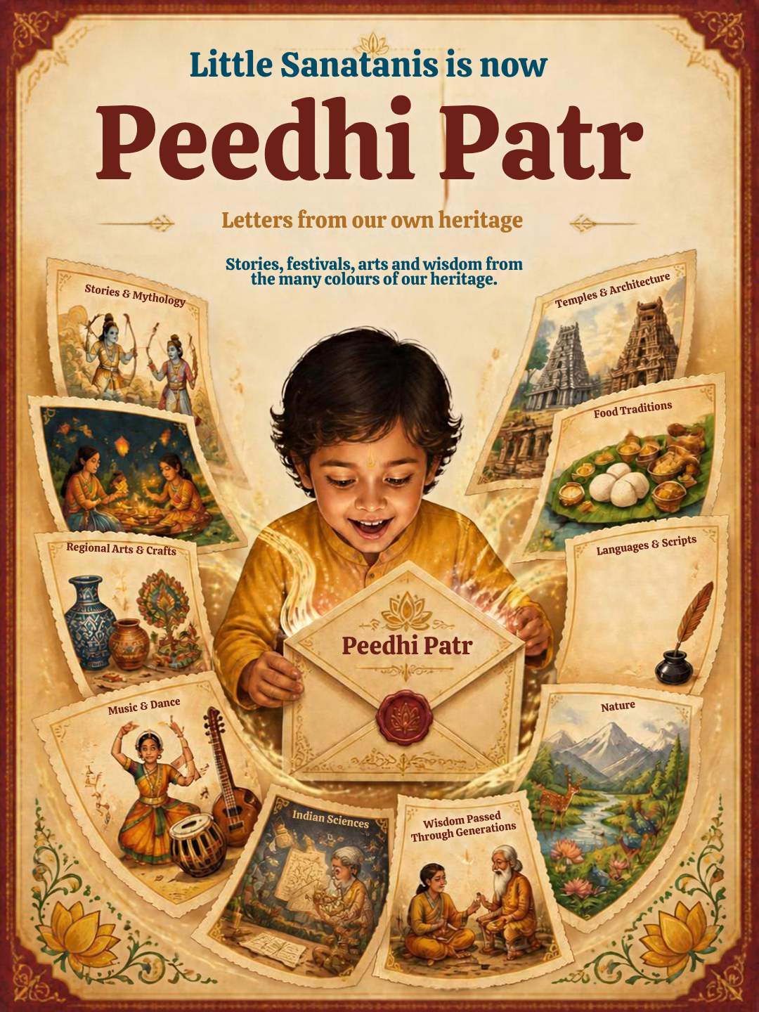 Little Sanatanis is now Peedhi Patr — Letters from our own heritage